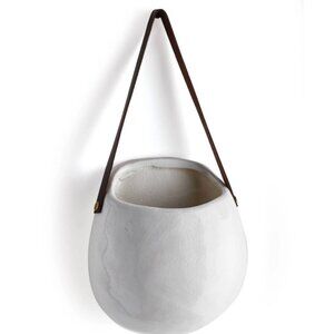 Organic Wall Planter Small White